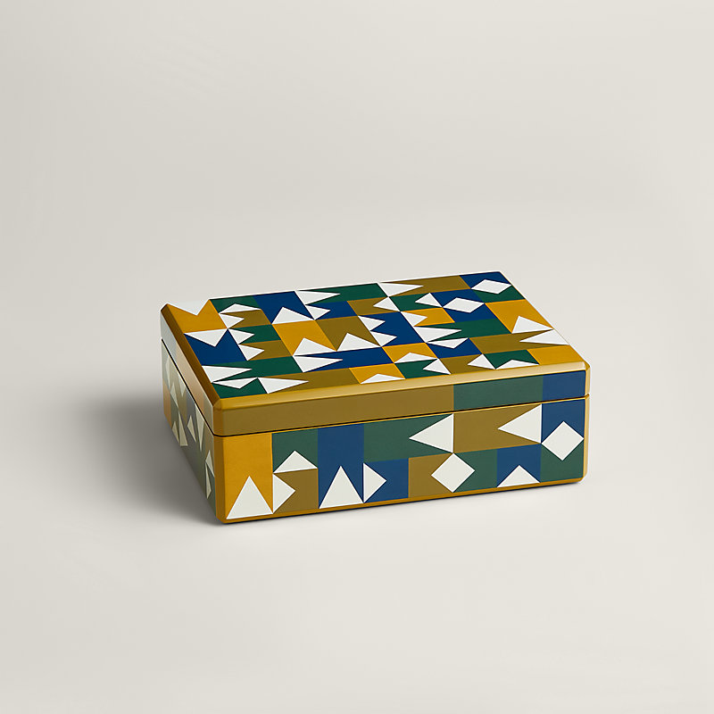 Facettes Pavillon watch box - Black | Hermès USA